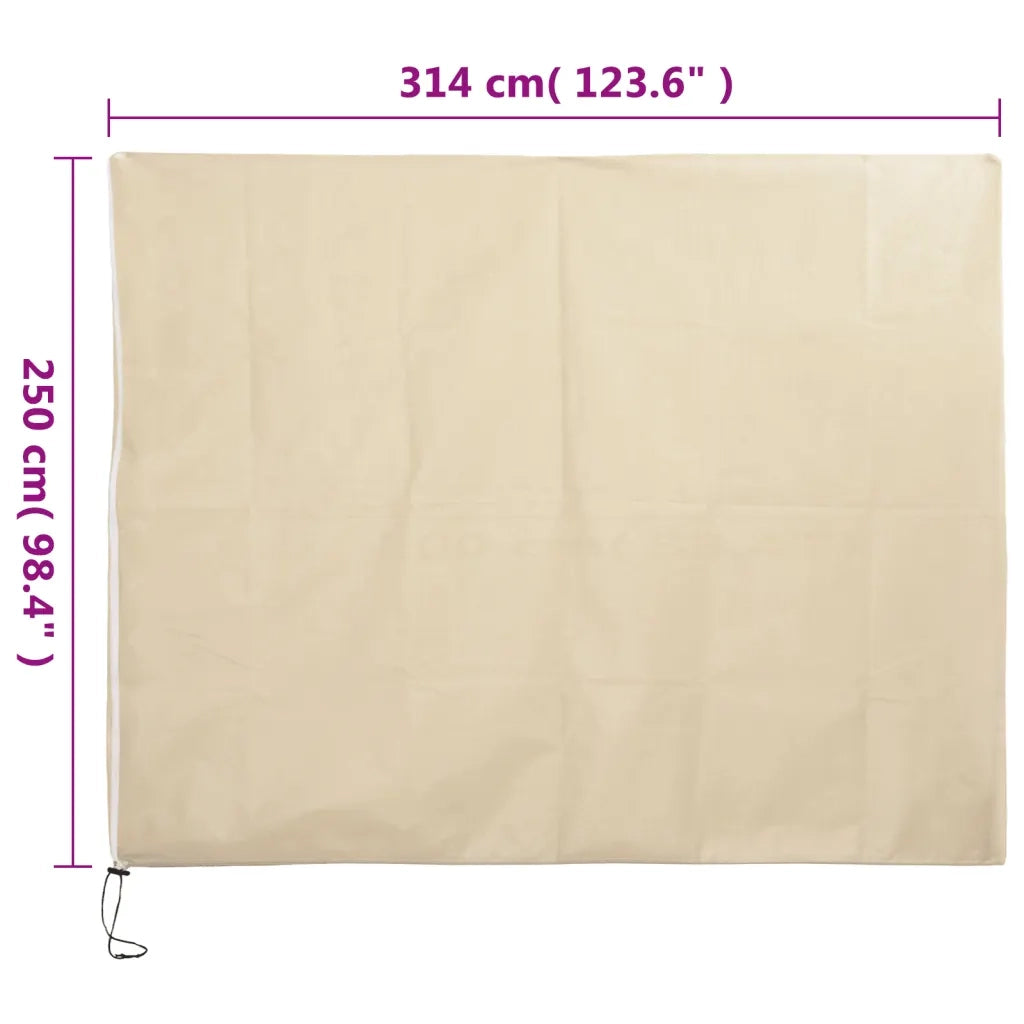 Coperture con Cerniera per Piante 10 pz 70 g/m2 3,14x2,5 m CFW4973035