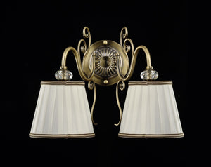 Lampada da parete Elegant in Metallo Vintage Bronzo Antique