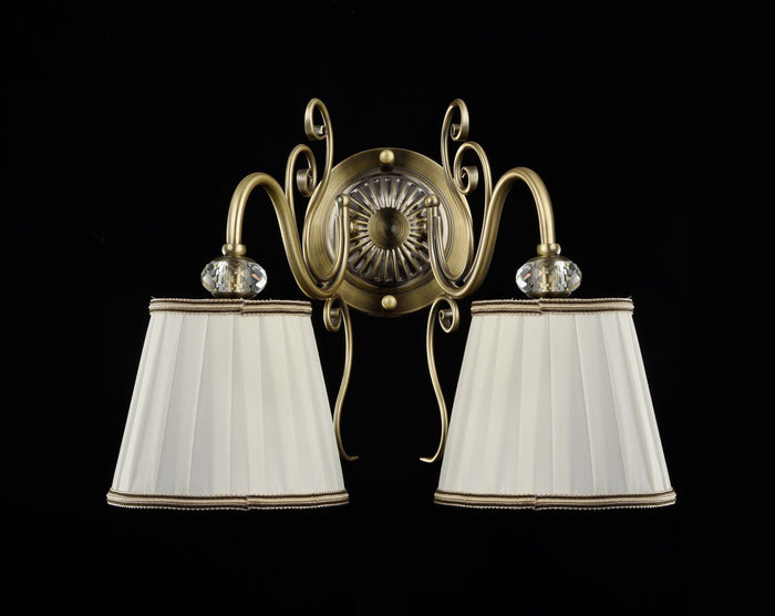 Lampada da parete Elegant in Metallo Vintage Bronzo Antique
