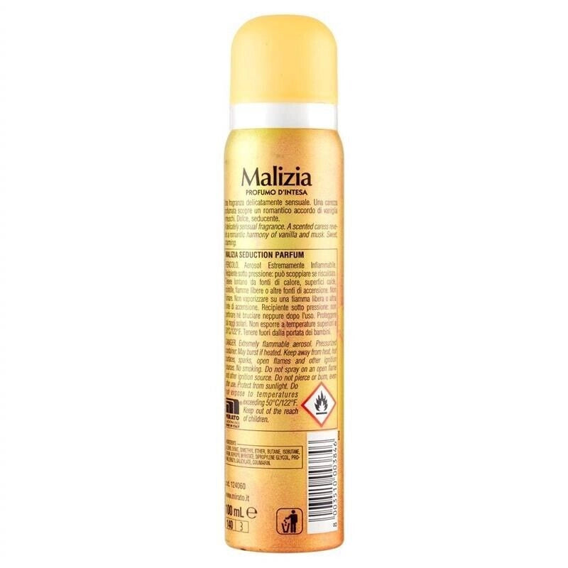 SET 6 PZ MALIZIA DEODORANTE SPRAY DONNA 100 ML VANILLA
