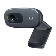 LOGITECH WEBCAM HD C270 USB 1MPX 1280X720  FLUID CRYSTAL MICROFONO INCORPORATO CLIP FISSAGGIO RILEVA