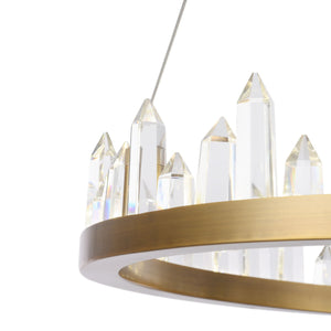 Lampada pendente Modern in Metallo Gletscher Ottone