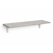 Mensola da Muro da appoggio in Legno nobilitato spessore 1,8 cm in colore Cemento 70x20 cm