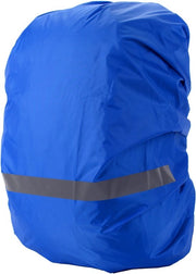 Copri zaino impermeabile, riflettente, per zaini, copertura zaino, 1 pezzo, copri zaino riflettente, Adatto per Escursioni all'aperto, Ciclismo, Arrampicata, Campeggio - Blu Reale (XL, 56-70L)