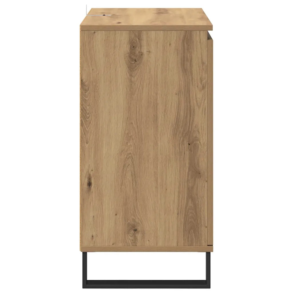 Credenza-Buffet-Armadio da cucina Rovere artigianale 60 x 35 x 70 cm Legno multistrato 544419