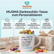 Tazza Persoanlizzata - Regalo per le Persone Care - Tazza di Ringraziamento - Impermeabile - Unica e Personale - Con Spazio per Nome - Tazza di Regalo