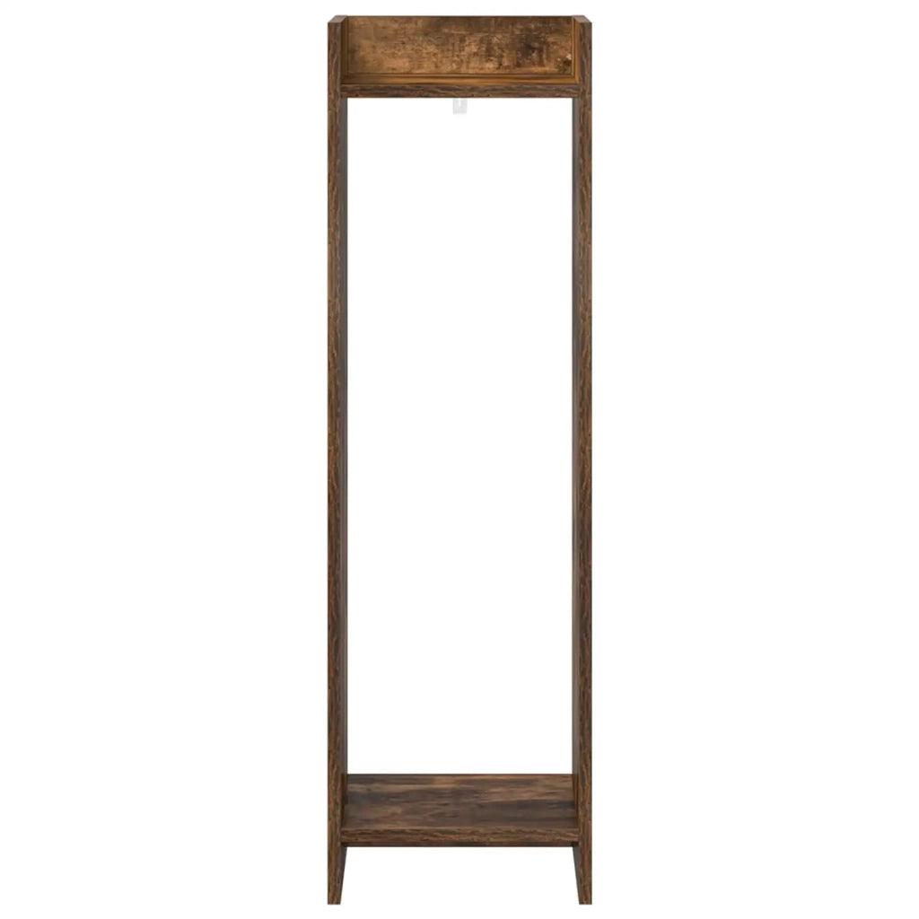 Supporto per piante Quercia Affumicata 30 x 30 x 100 cm 899570