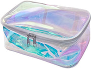 Tas di Cosmesi Regalo Grande Capacità Tassò Transparente con Fermo Ritratto Impermeabile per Bagno (437)