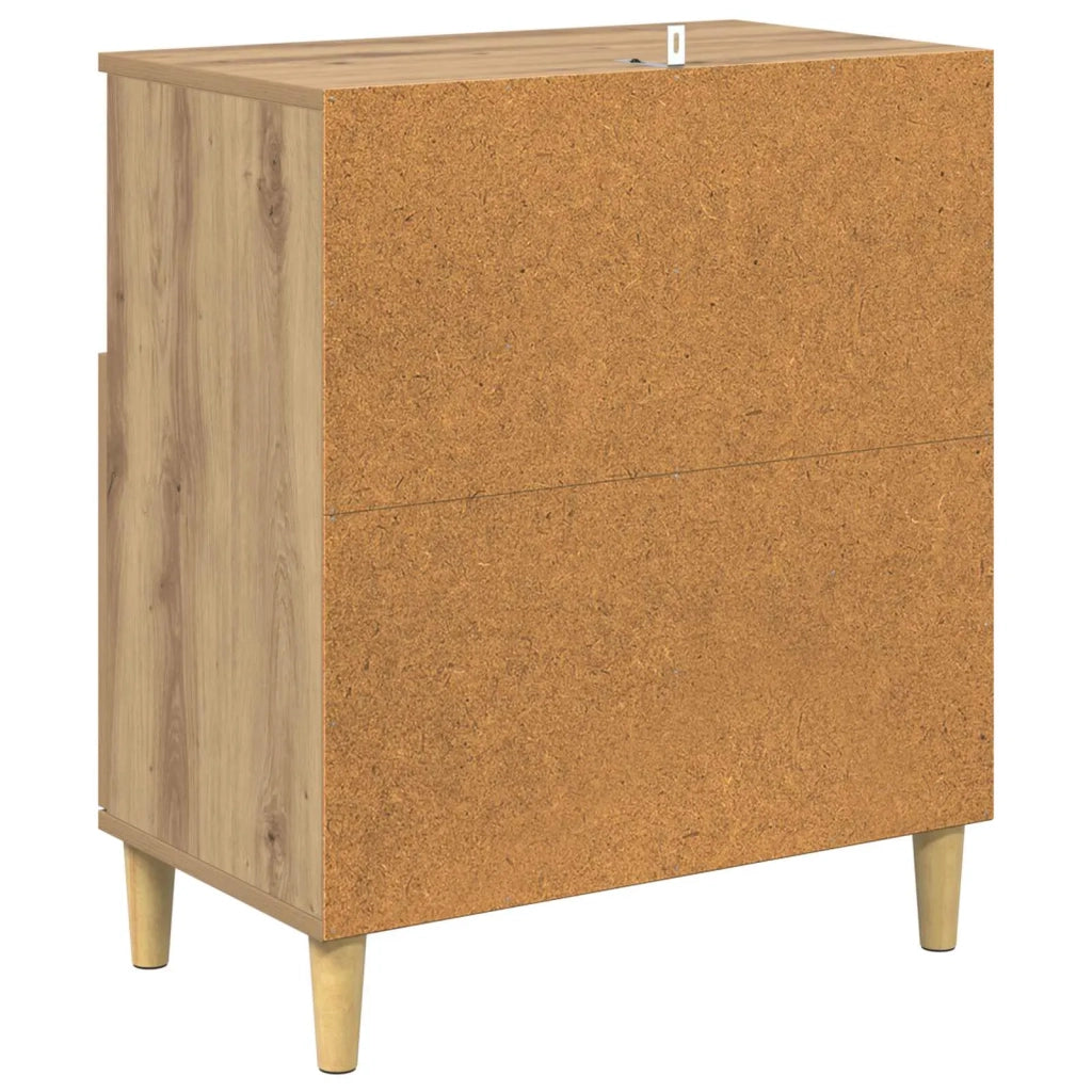 Credenza | Madia | Buffet da pranzo | Armadio da pranzo rovere artigianale 35 x 60 x 70 cm Legno multistrato