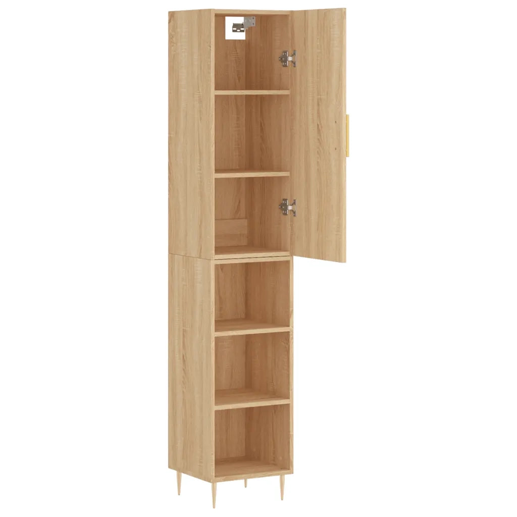 Credenza Rovere Sonoma 34,5x34x180 cm in Legno Multistrato 3198972