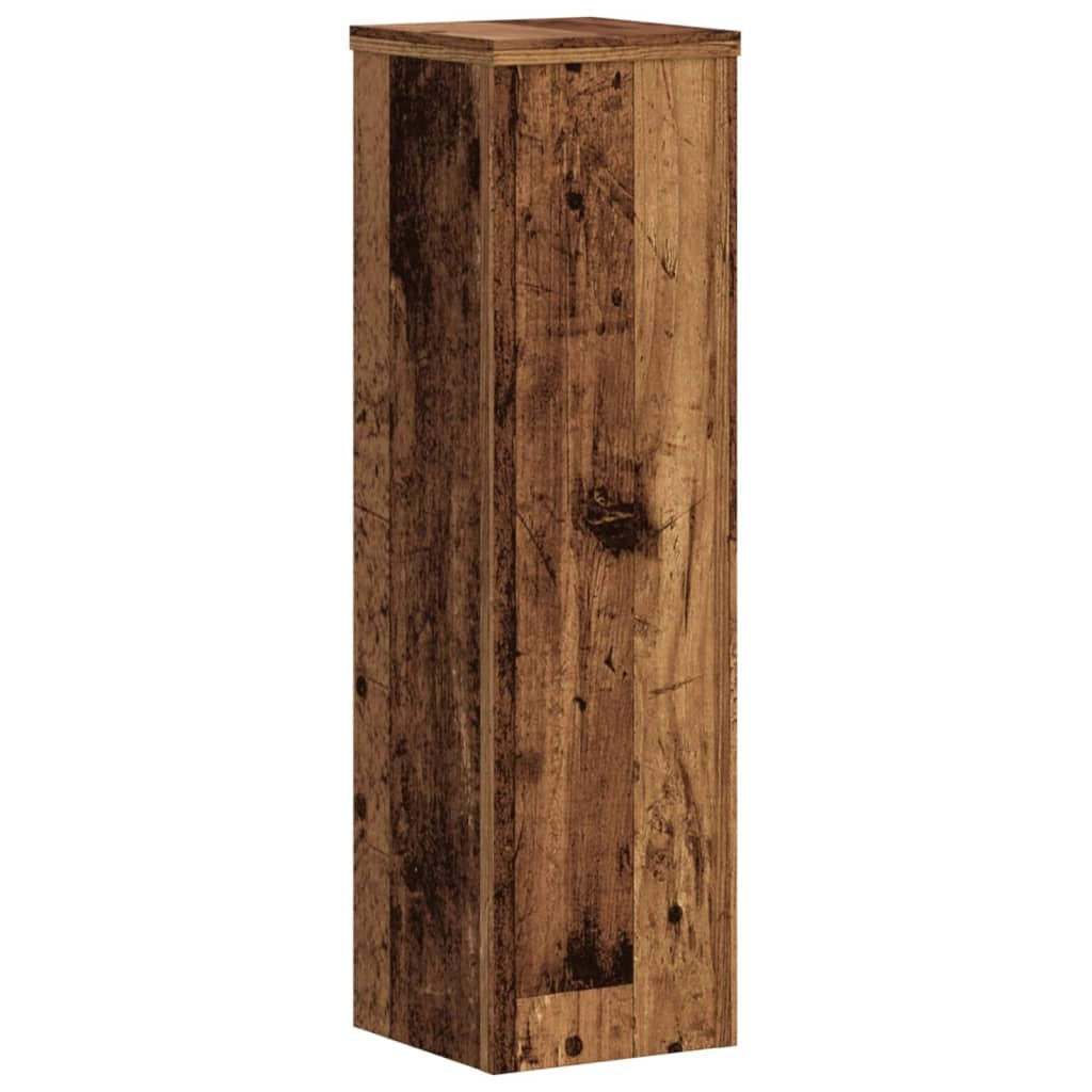 Portavasi mobili per fiori set da 2 legno di recupero legno ingegnerizzato marrone 02_0045374