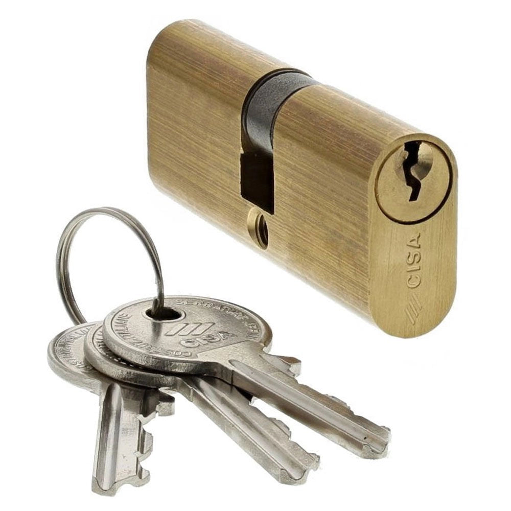 Cilindri a Infilare Cisa Tipo Ovale 08210 70 mm Decentrato (30X40)