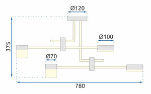 Lampada Led APP1002-6C