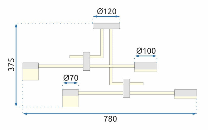 Lampada Led APP1002-6C