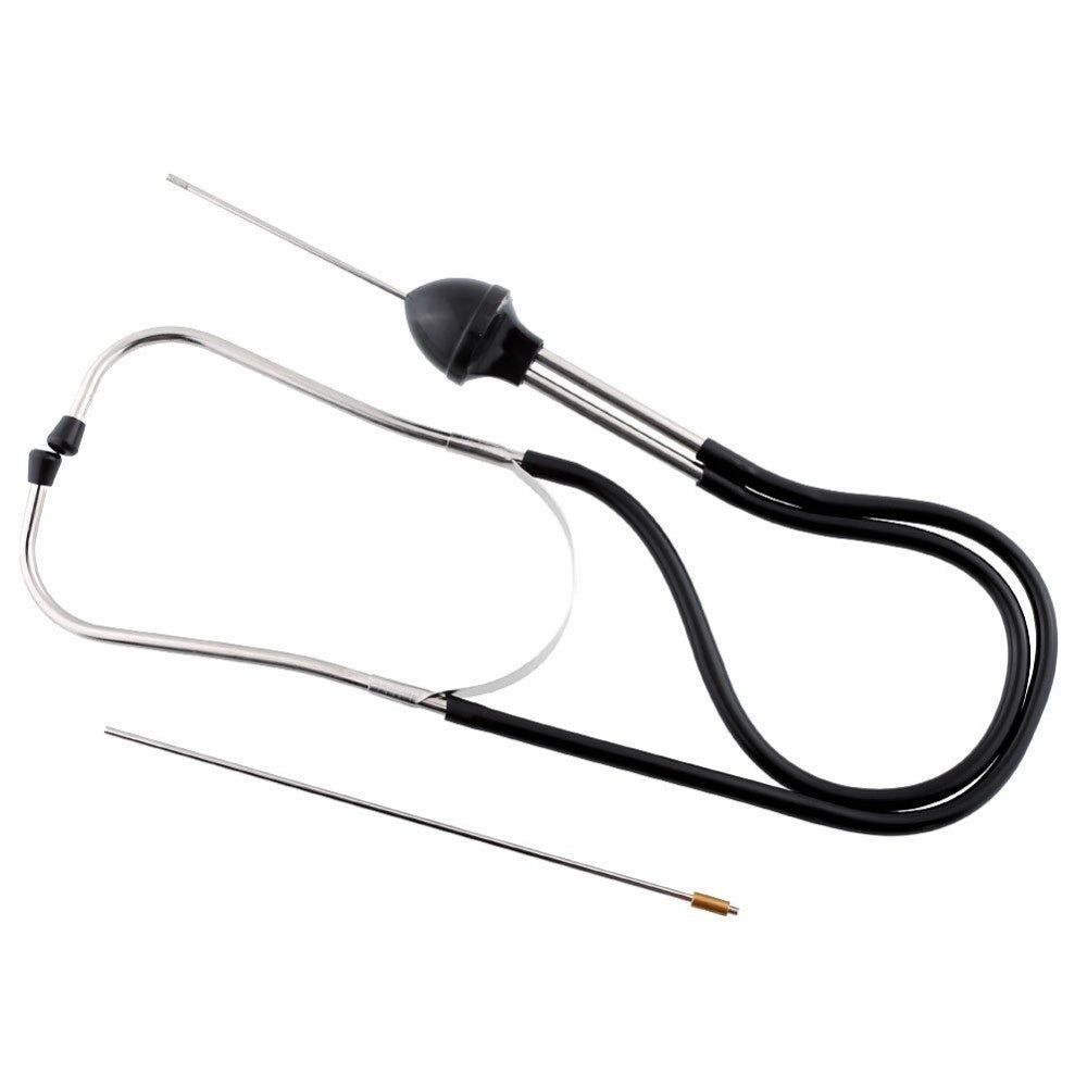 Trade Shop - Stetoscopio Sonda Per Meccanico Flessibile Rileva Diagnosi Rapida Rumori 320 Mm -