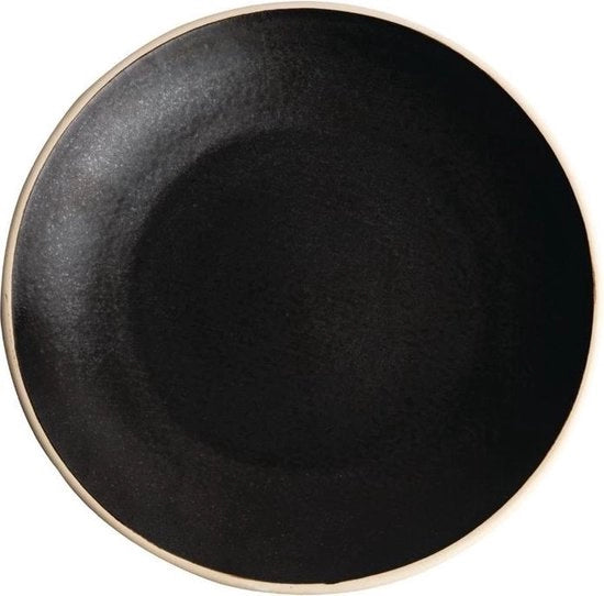 Bordi a tela canvas con copertura a volta neri 27cm