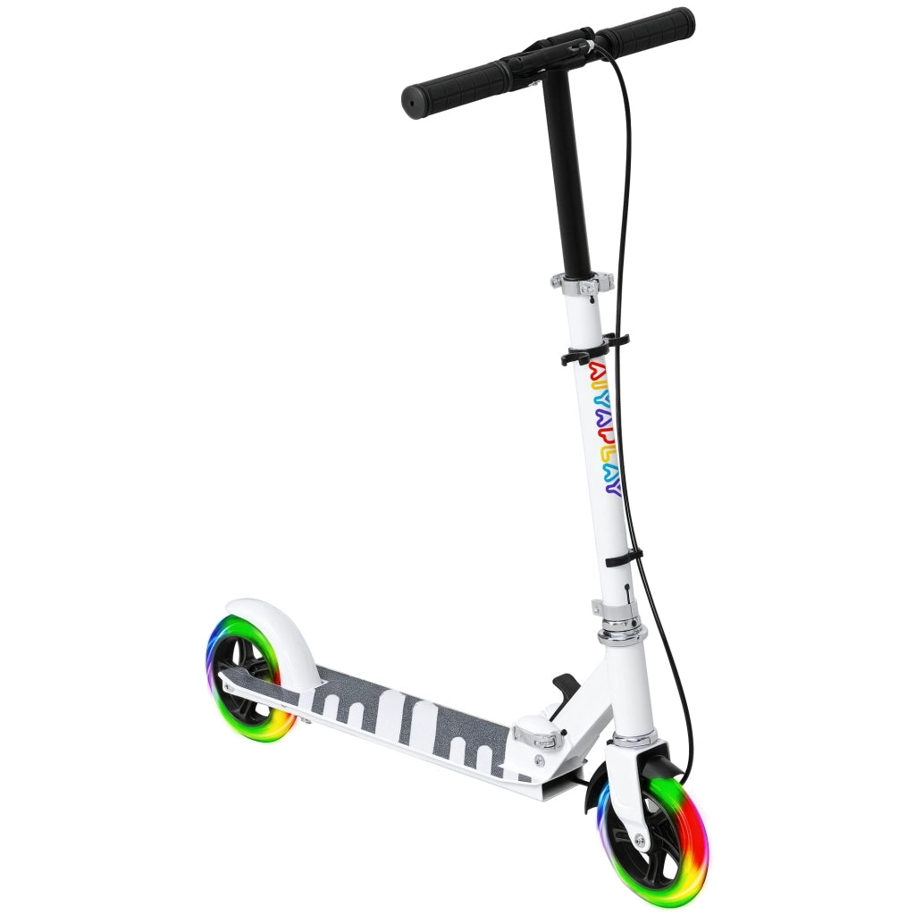 Pattinino Pieghevole per Bambini 3-8 Anni ¨C zephmum ¨C Bianco