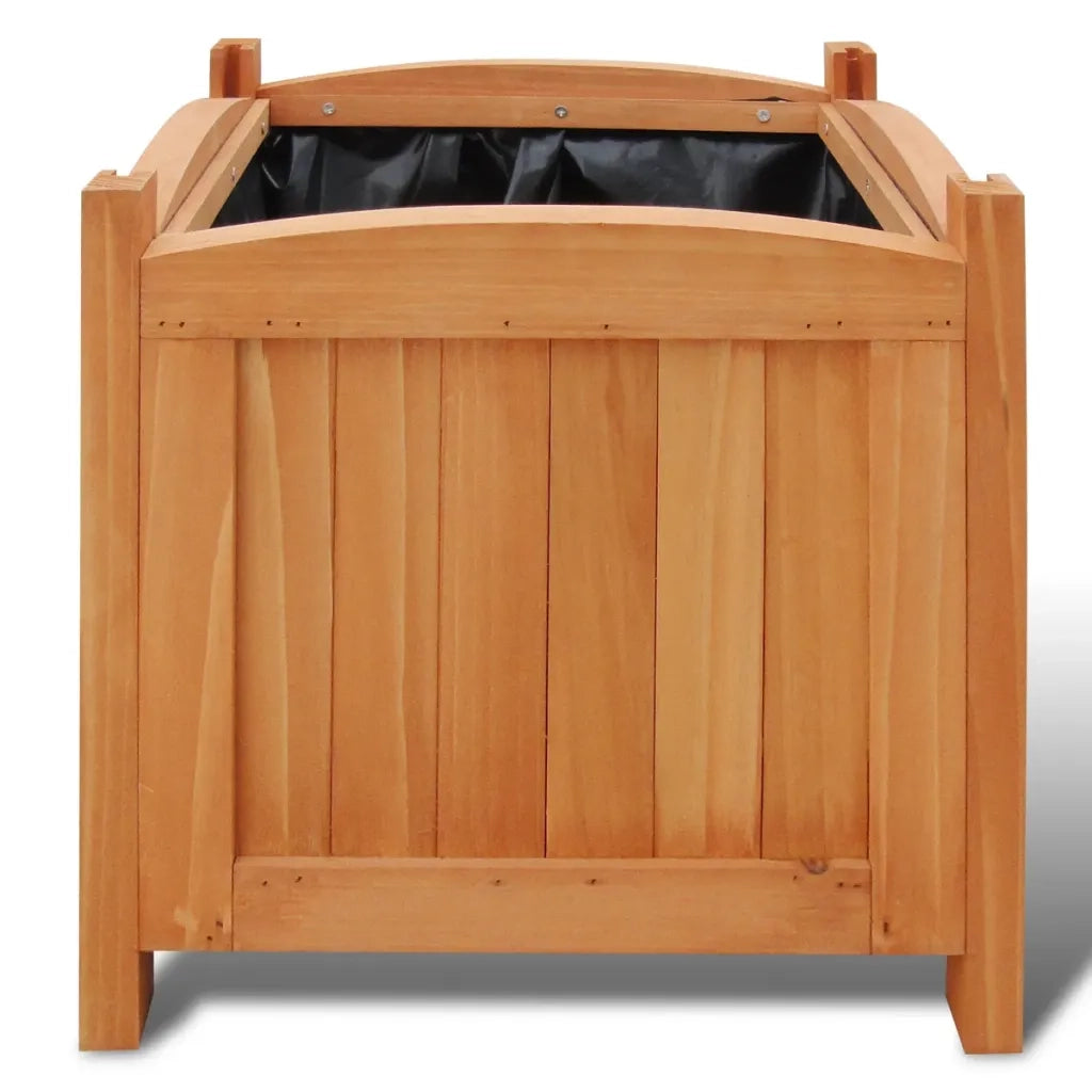 Letti Rialzati da Giardino in Legno Set 2 pz 30 x 30 x 30 cm 41301