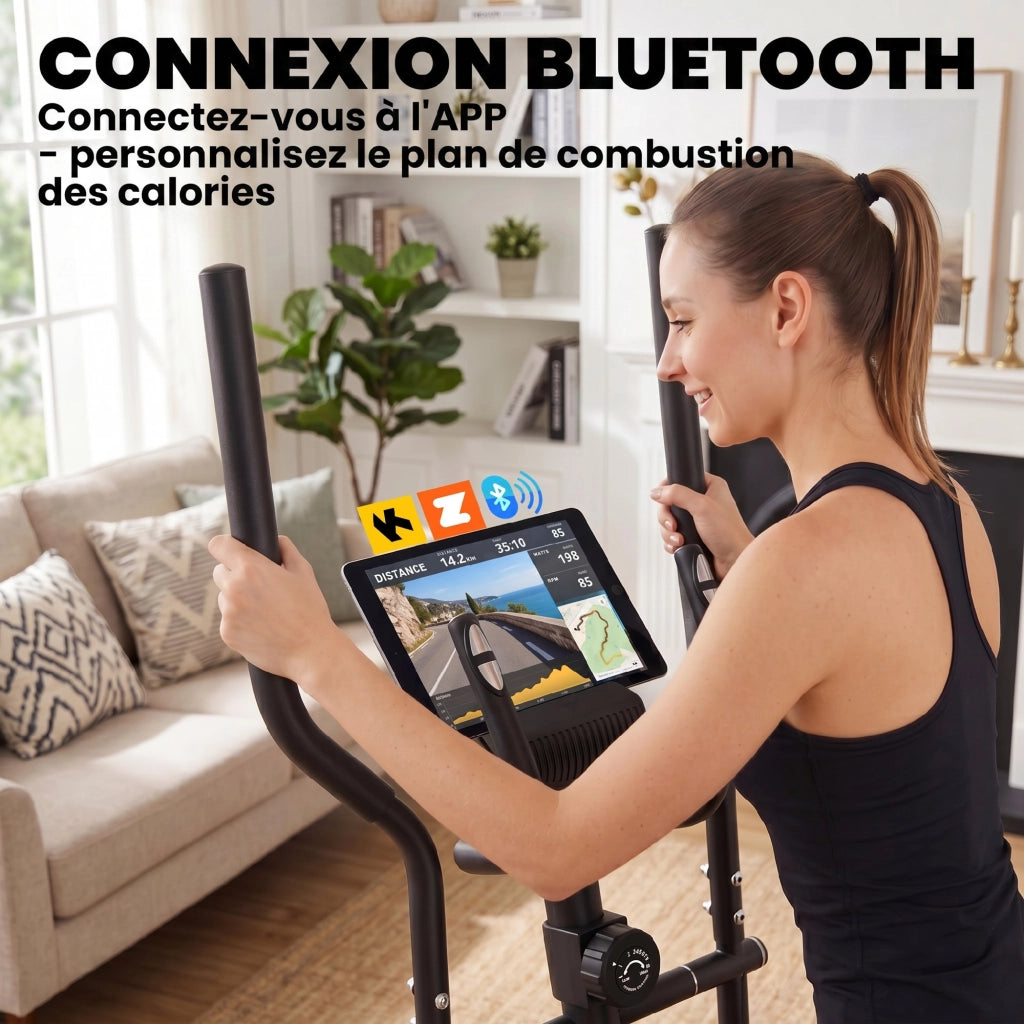 Ellittica Fitness ¨C Zephmum ¨C Grigio 100x52x153 cm