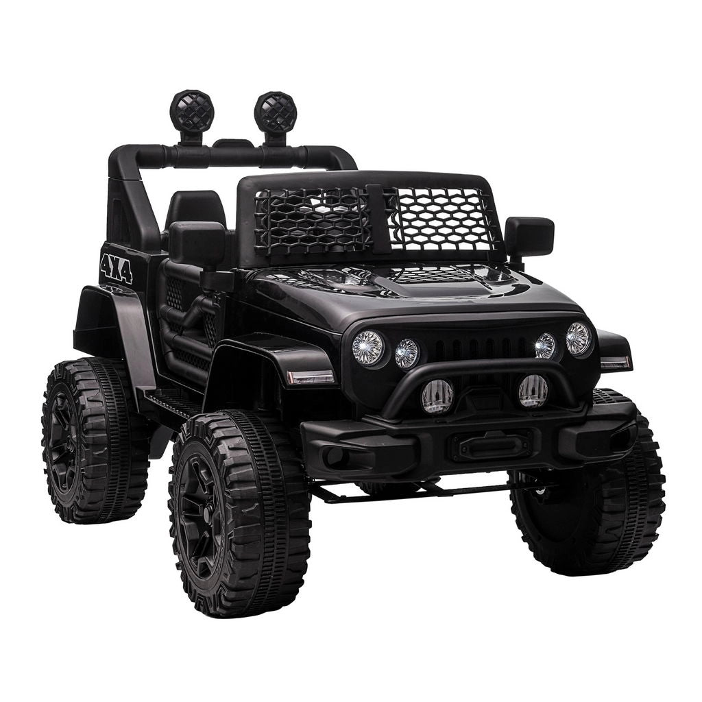 MACCHINA ELETTRICA PER BAMBINI 12V CON TELECOMANDO E GUIDA MANUALE COLOR NERO
