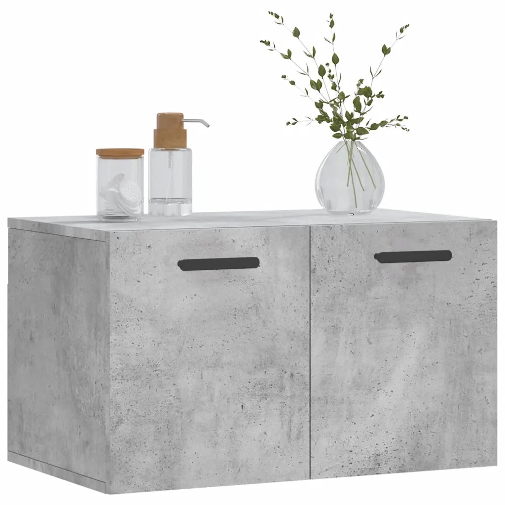 Mobile a Parete Grigio Cemento 60x36,5x35 cm Legno Multistratocod mxl 79969
