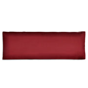 Cuscino per sedie | Cuscino di Appoggio Imbottito Rosso Vino 120 x 40 x 10 cm
