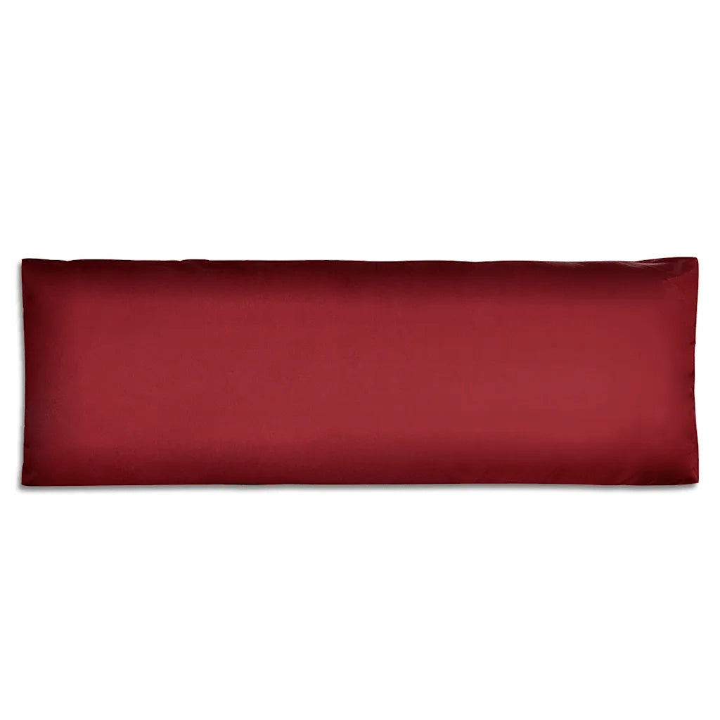 Cuscino per sedie | Cuscino di Appoggio Imbottito Rosso Vino 120 x 40 x 10 cm