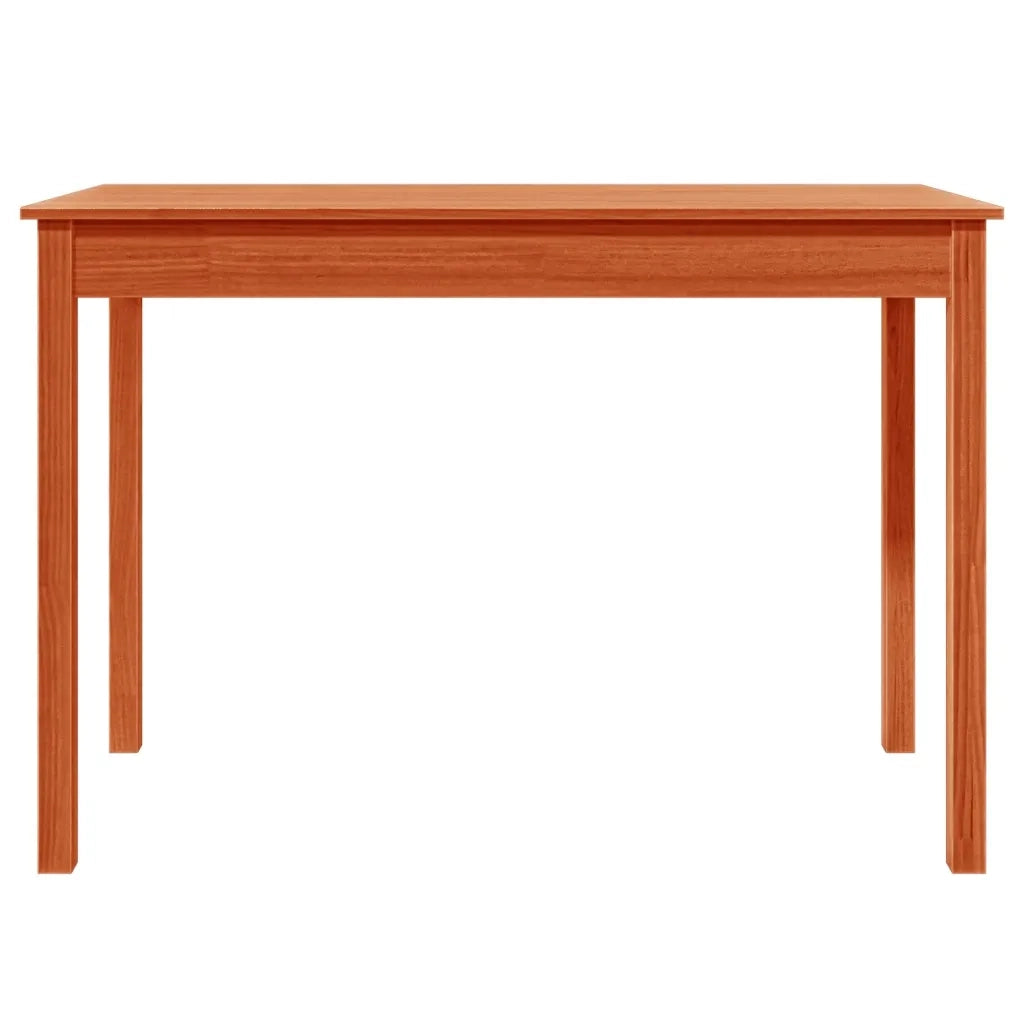 vidaXL Tavolo da Pranzo Marrone Cera 110x55x75 cm Legno Massello Pino