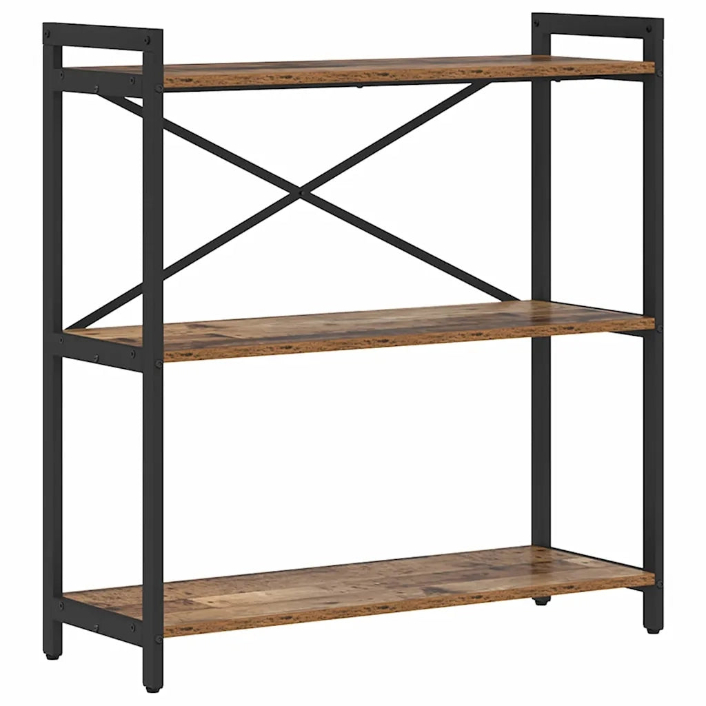vidaXL Libreria Legno vecchio 80 x 30 x 83 cm Legno multistrato