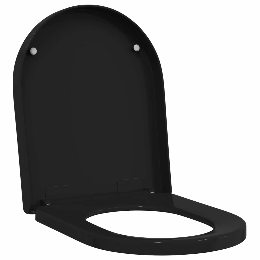 Sedile del WC Regolabile Nero 48 x 36,5 x 4,5 cm Polipropilene CFW8411818