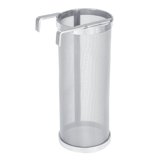 Filtro per birra in acciaio inossidabile - Filtro 300 micron - 10 x 25,5 cm - Duraturo - Resistente alla corrosione - Resistente a acidi e alcali - Filtro per birra