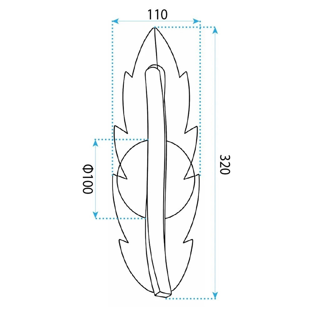 Applique Da Parete Led G182-w Gold