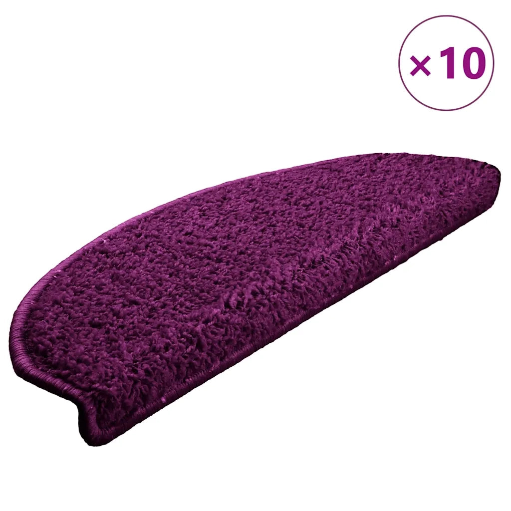 Tappetini per Scale 10 pz 65x25 cm Viola cod mxl 65060