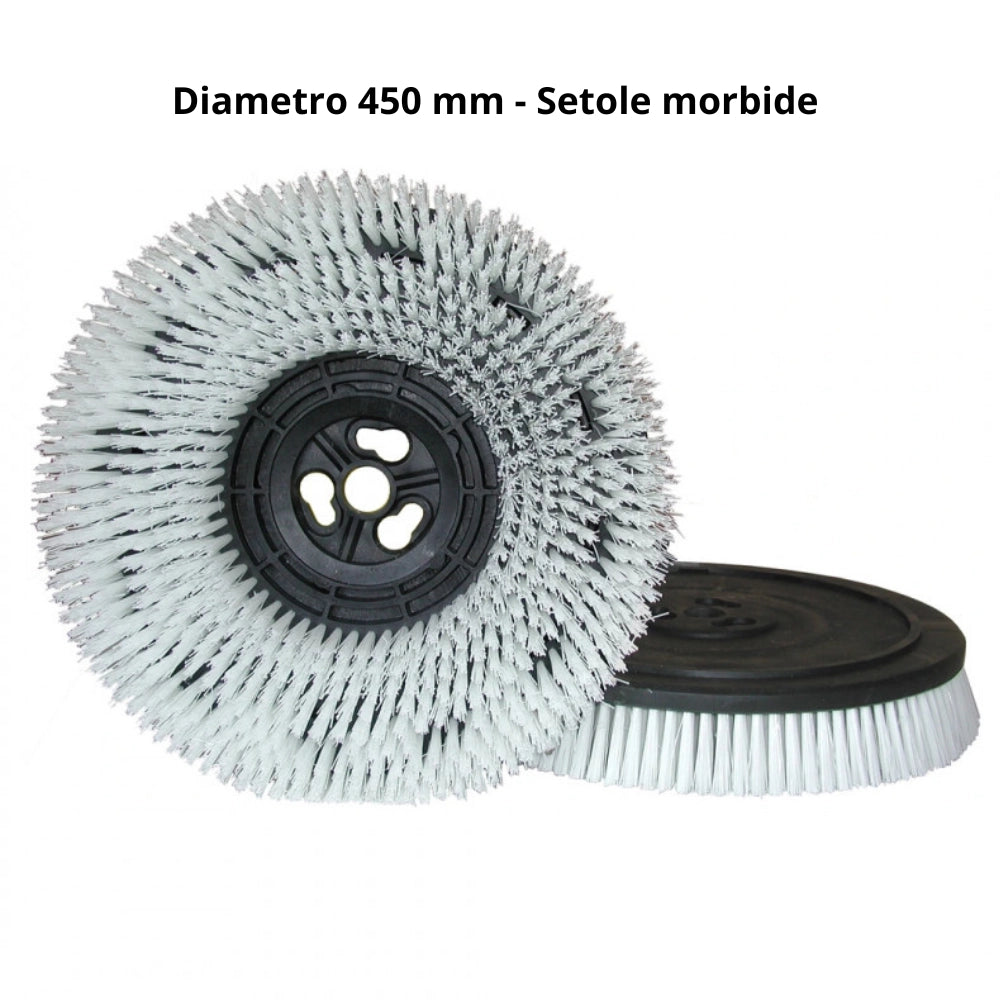 Spazzola nylon morbida setole 025 pulizia pavimenti maxititina