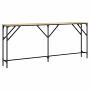 Tavolo Consolle | Tavolo d'Ingresso Rovere Sonoma 180x23x75 cm in Legno Multistrato