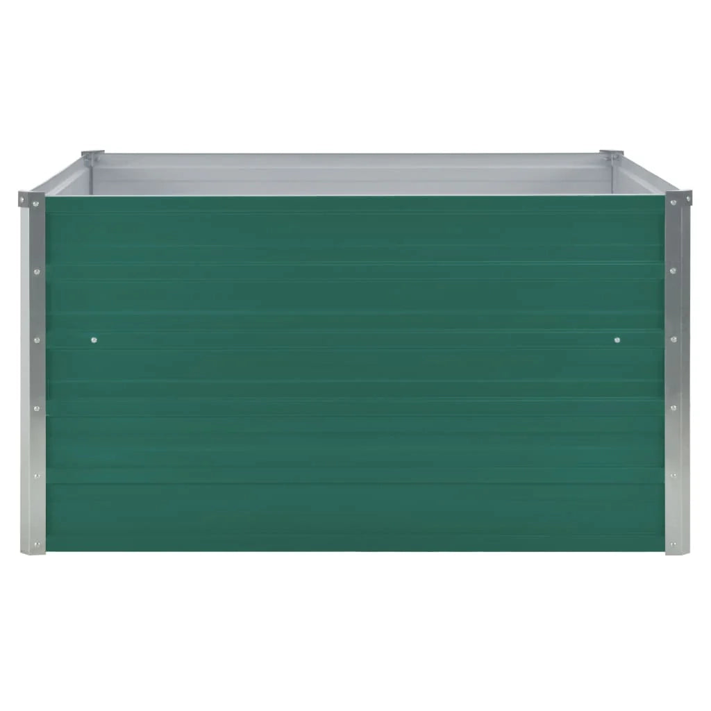 Fioriera 100 x 100 x 45 cm acciaio zincato verde 02_0000786
