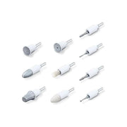 Beurer 572.16 Kit Accessori di Ricambio Manicure e Pedicure MP 64 MP 84 10 pezzi zaffiro feltro colore Bianco