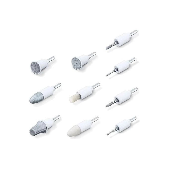 Beurer 572.16 Kit Accessori di Ricambio Manicure e Pedicure MP 64 MP 84 10 pezzi zaffiro feltro colore Bianco