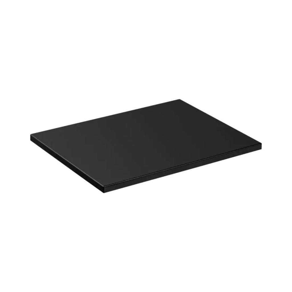 Piano lavabo VANTA 60 cm nero - Top compatto per mobile sottolavabo