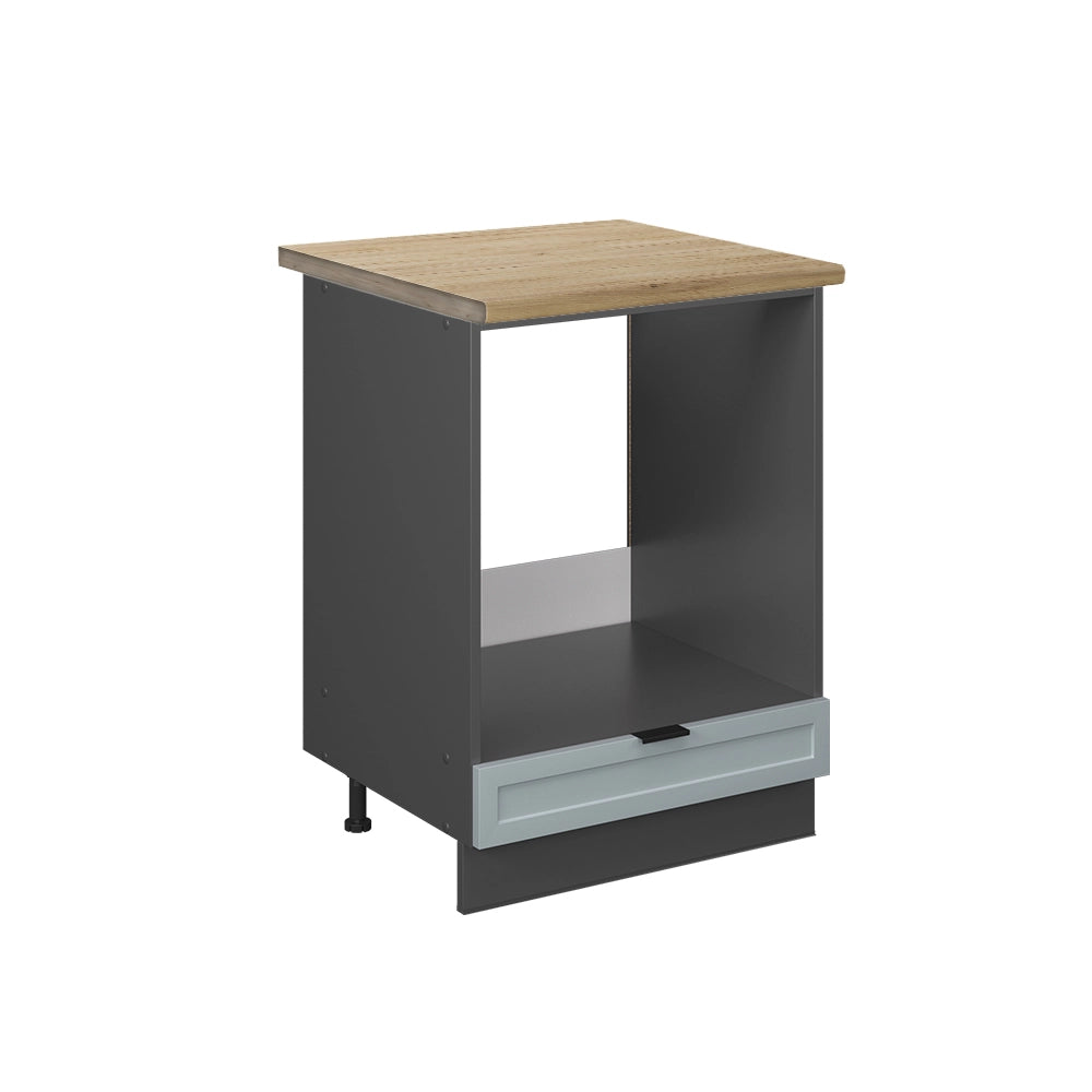 Vicco Mobile per forno da incasso Blu-grigio chiaro 60 cm , PL Rovere