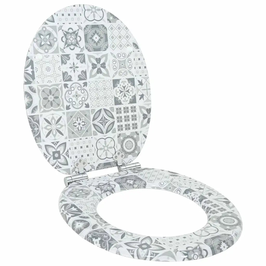 Sedile per toilette con chiusura morbida 44 x 38 cm CFW8824744