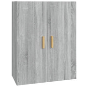 Armadietto Pensile a Parete Grigio Sonoma 69,5x34x90 cm CFW4133530