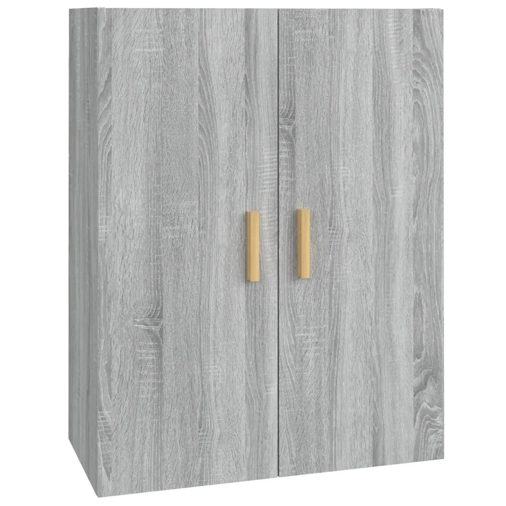 Armadietto Pensile a Parete Grigio Sonoma 69,5x34x90 cm CFW4133530