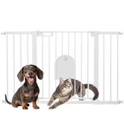 Cancellino Porta per Cani con Estensioni ¨C Zephmum ¨C Bianco 75-131 cm