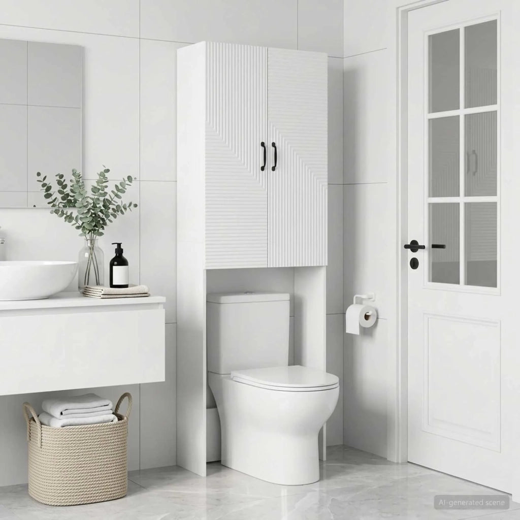Mobile Bagno HAARLEM Bianco 66 x 25,5 x 190 cm 896915