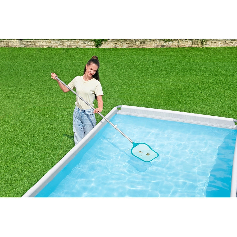 Trade Shop - Kit Completo Per Cura Manutenzione Accessori Pulizia Piscine Fuori Terra Fino A 396cm 58794 -