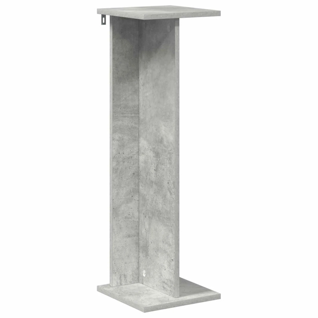 Supporto per piante 2 pcs Grigio Cemento 25 x 25,5 x 80,5 cm