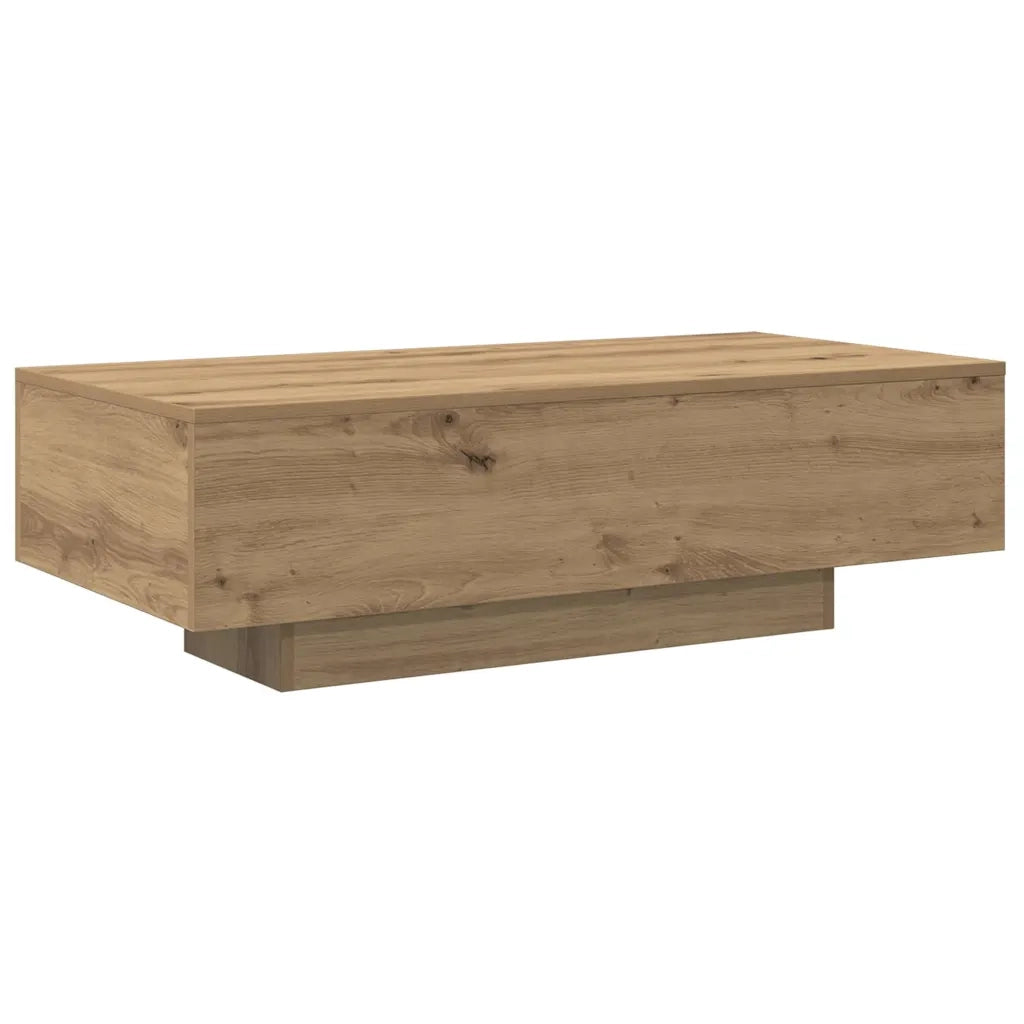 Tavolino Salotto Rovere Artigianale 100x49,5x31cm Multistrato 856405