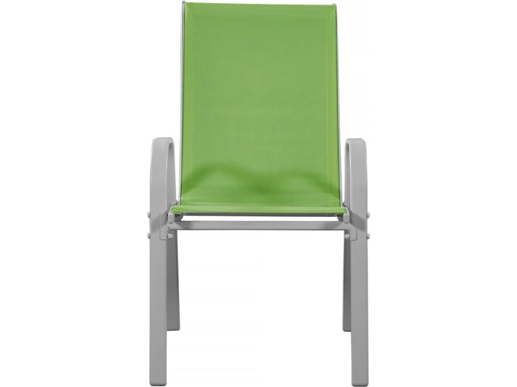 Sedia da giardino textilene "Cordoba" -Phoenix- Verde-Set di 2