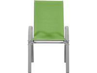 Sedia da giardino textilene "Cordoba" -Phoenix- Verde-Set di 2